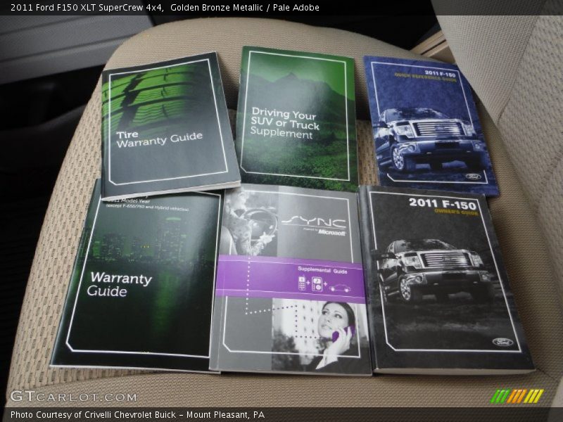 Golden Bronze Metallic / Pale Adobe 2011 Ford F150 XLT SuperCrew 4x4
