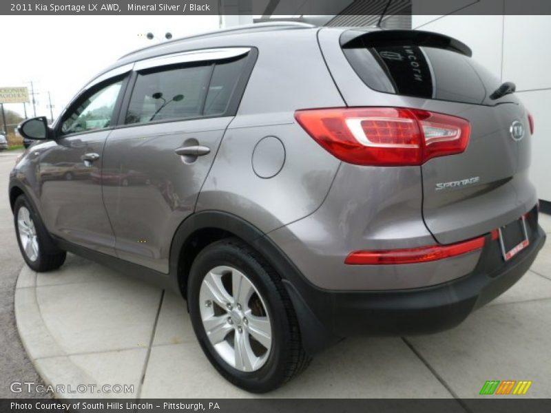 Mineral Silver / Black 2011 Kia Sportage LX AWD