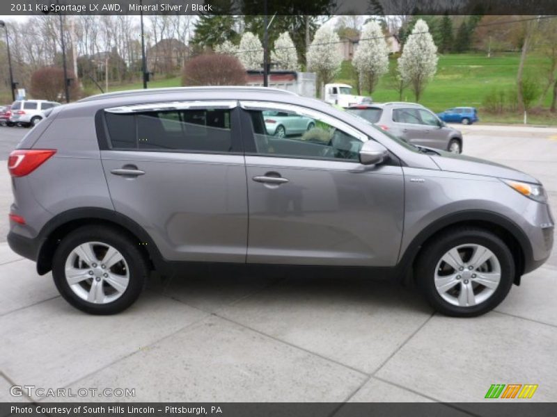 Mineral Silver / Black 2011 Kia Sportage LX AWD