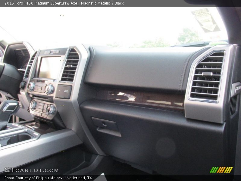 Magnetic Metallic / Black 2015 Ford F150 Platinum SuperCrew 4x4