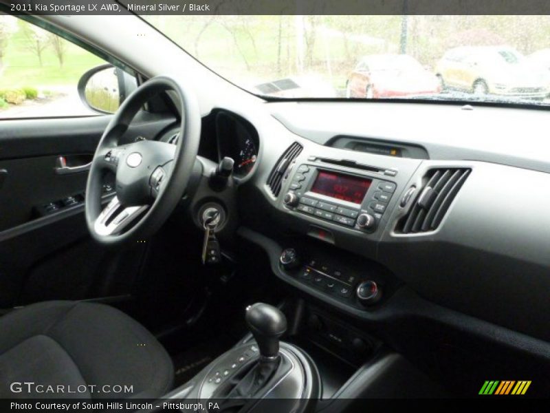 Mineral Silver / Black 2011 Kia Sportage LX AWD