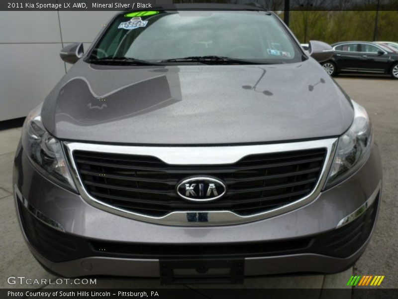 Mineral Silver / Black 2011 Kia Sportage LX AWD