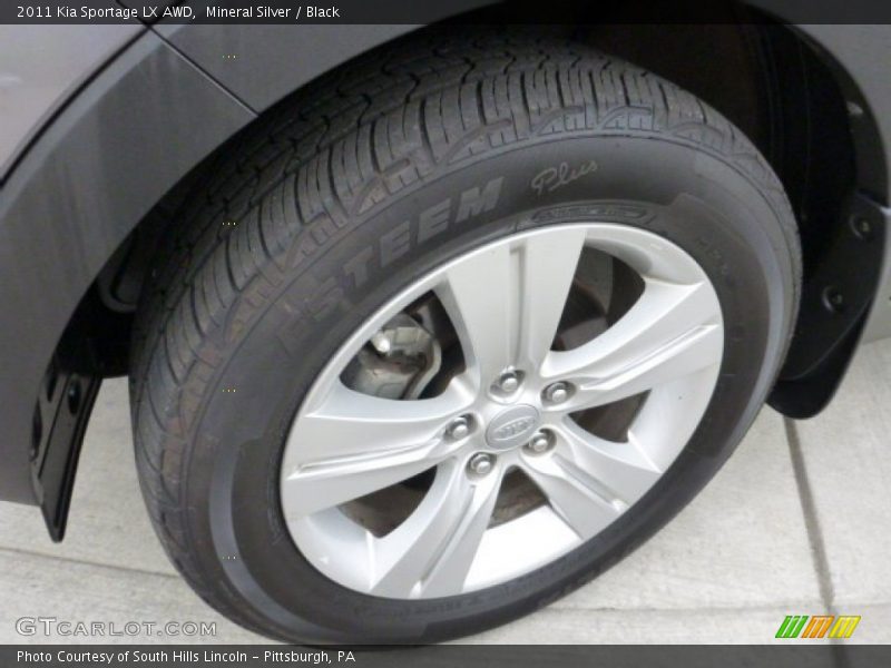 Mineral Silver / Black 2011 Kia Sportage LX AWD
