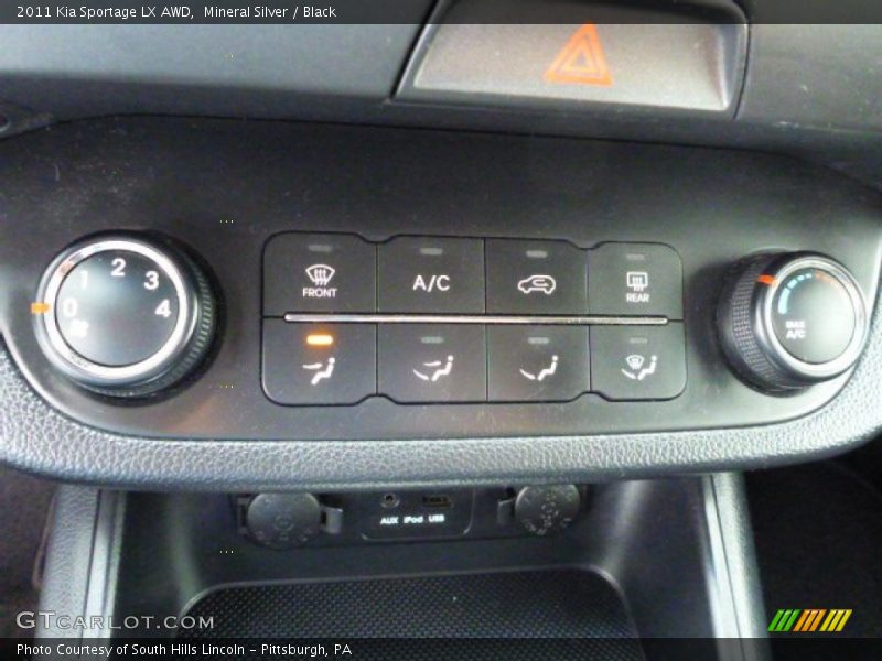 Mineral Silver / Black 2011 Kia Sportage LX AWD