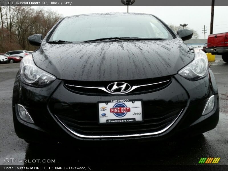 Black / Gray 2013 Hyundai Elantra GLS