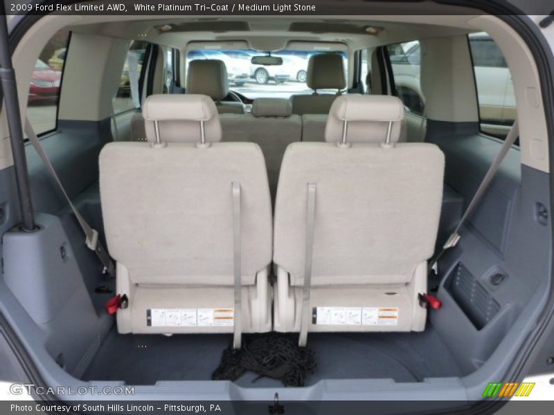 White Platinum Tri-Coat / Medium Light Stone 2009 Ford Flex Limited AWD