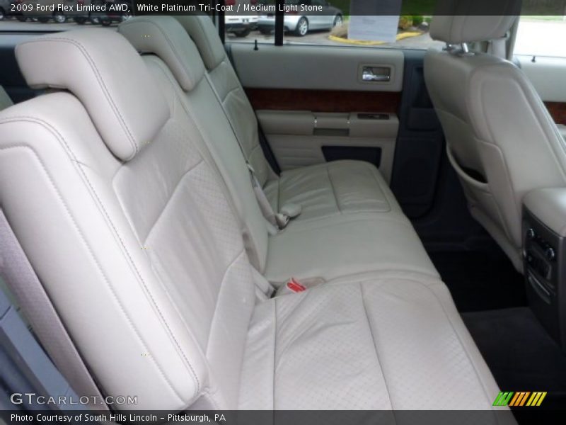 White Platinum Tri-Coat / Medium Light Stone 2009 Ford Flex Limited AWD