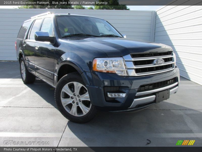 Blue Jeans Metallic / Platinum Brunello 2015 Ford Expedition Platinum