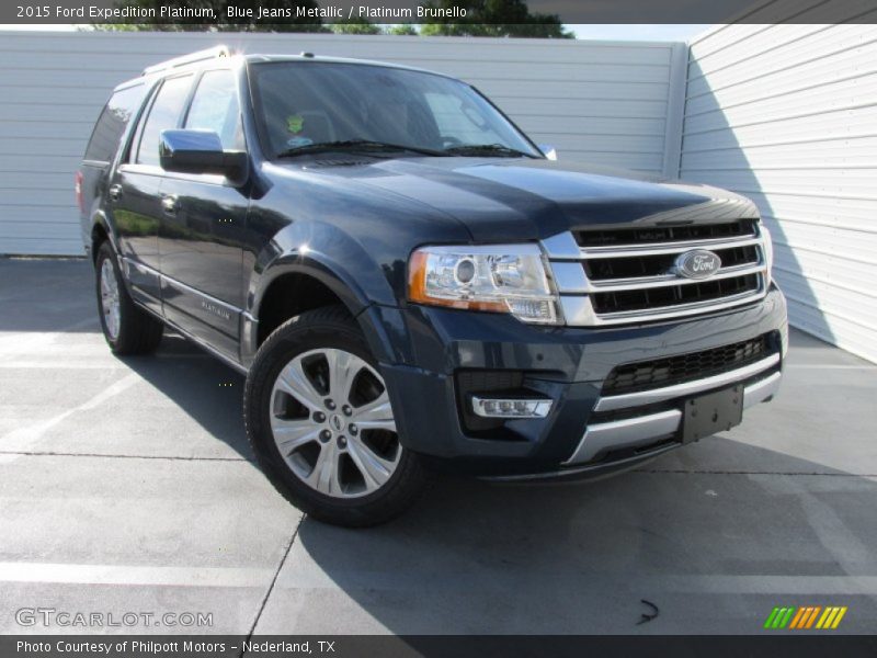 Blue Jeans Metallic / Platinum Brunello 2015 Ford Expedition Platinum