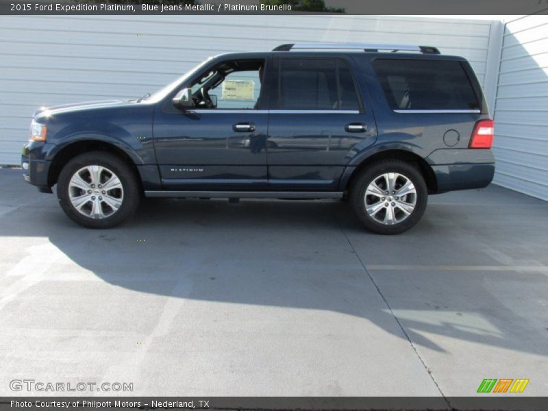 Blue Jeans Metallic / Platinum Brunello 2015 Ford Expedition Platinum