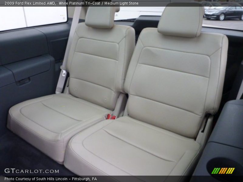 White Platinum Tri-Coat / Medium Light Stone 2009 Ford Flex Limited AWD