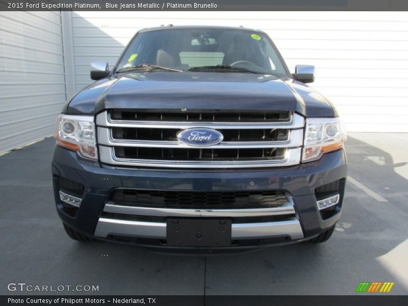 Blue Jeans Metallic / Platinum Brunello 2015 Ford Expedition Platinum