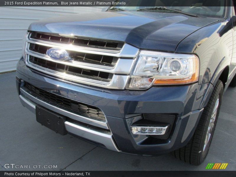 Blue Jeans Metallic / Platinum Brunello 2015 Ford Expedition Platinum