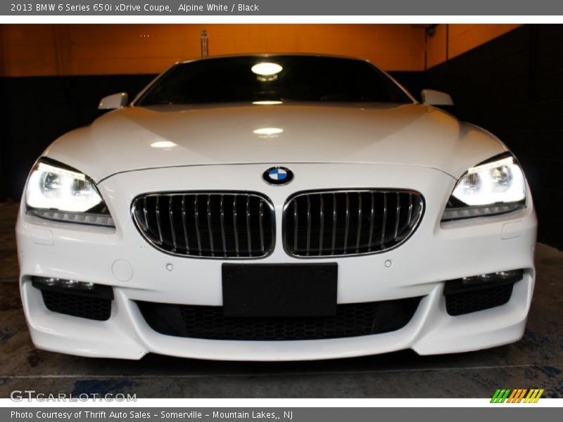 Alpine White / Black 2013 BMW 6 Series 650i xDrive Coupe