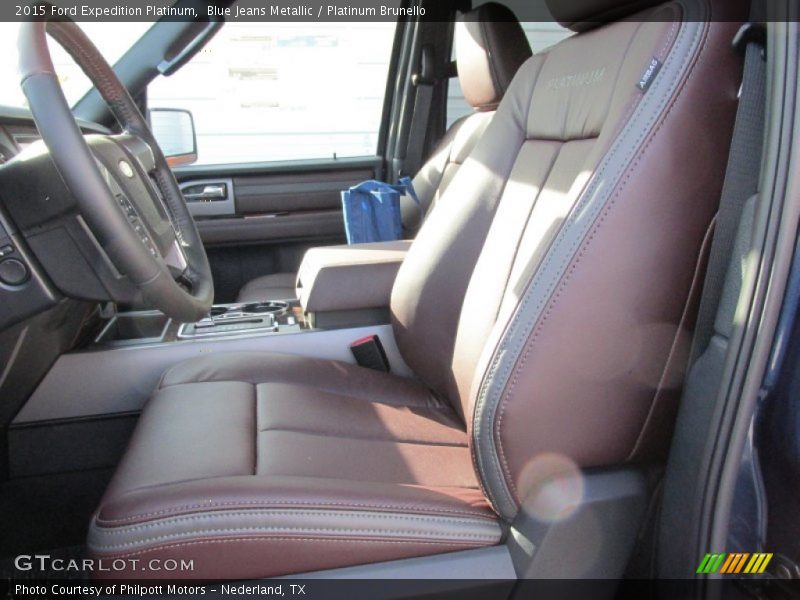 Front Seat of 2015 Expedition Platinum