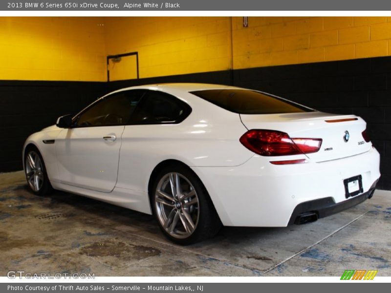 Alpine White / Black 2013 BMW 6 Series 650i xDrive Coupe
