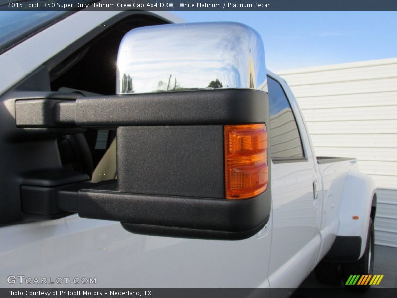 White Platinum / Platinum Pecan 2015 Ford F350 Super Duty Platinum Crew Cab 4x4 DRW