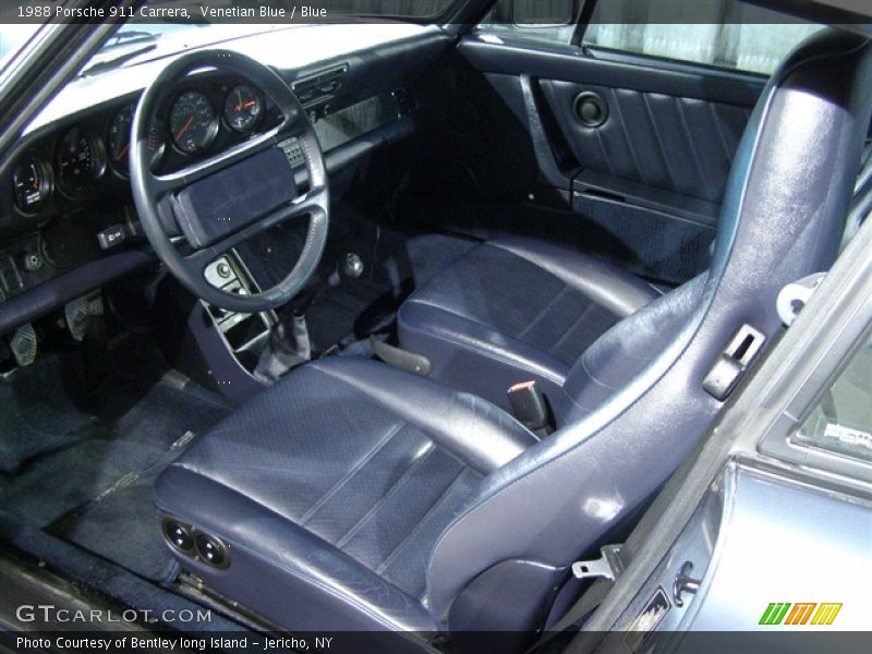 Venetian Blue / Blue 1988 Porsche 911 Carrera