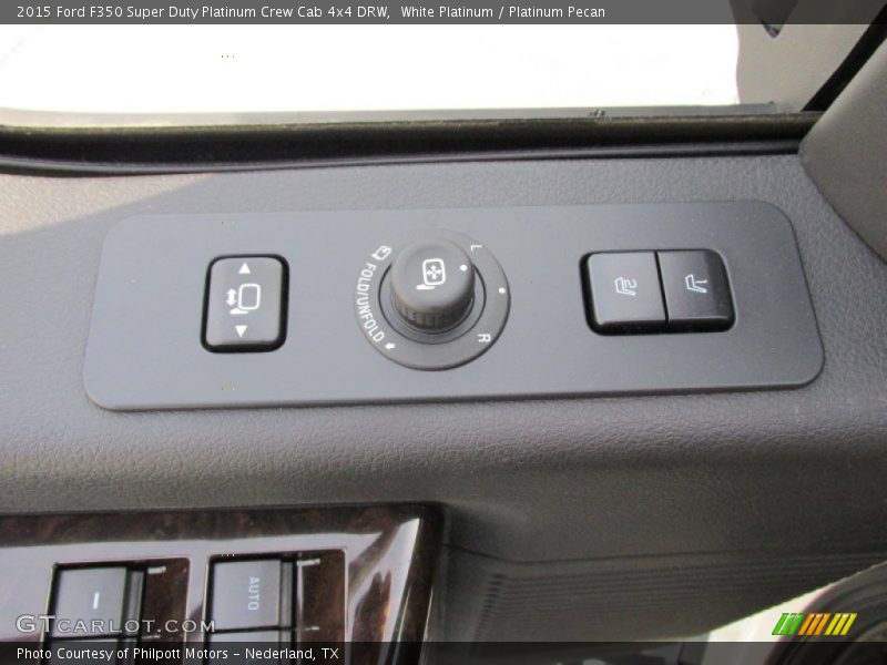 White Platinum / Platinum Pecan 2015 Ford F350 Super Duty Platinum Crew Cab 4x4 DRW