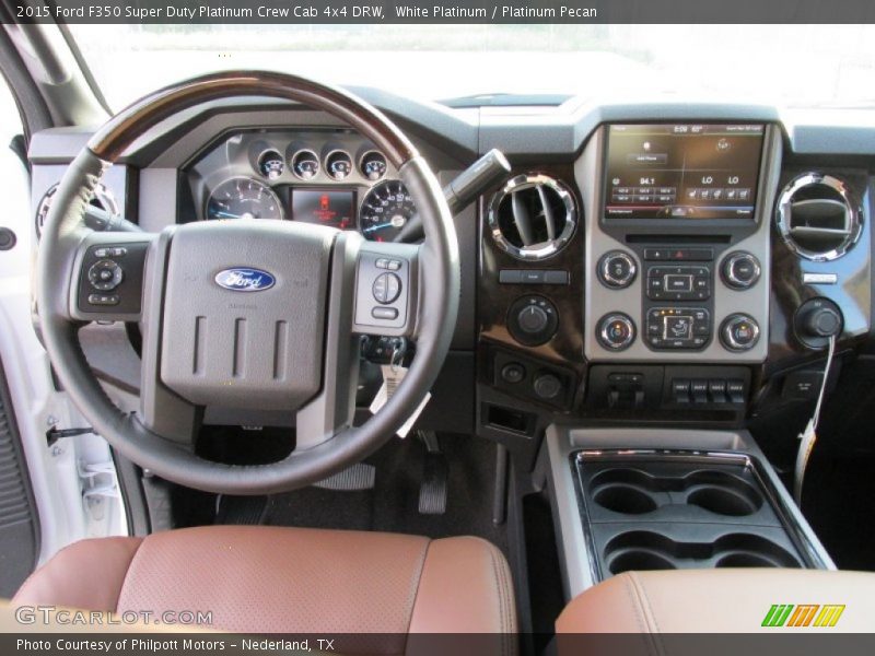 Dashboard of 2015 F350 Super Duty Platinum Crew Cab 4x4 DRW