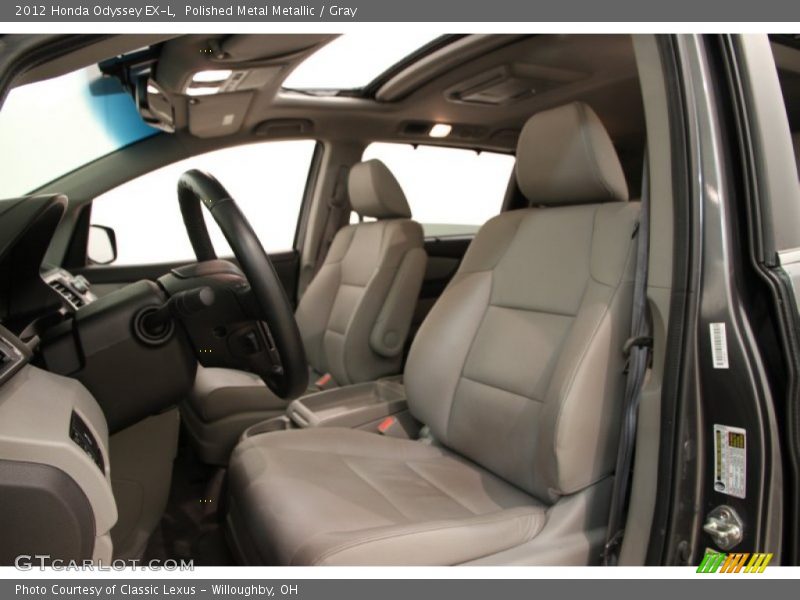 Polished Metal Metallic / Gray 2012 Honda Odyssey EX-L