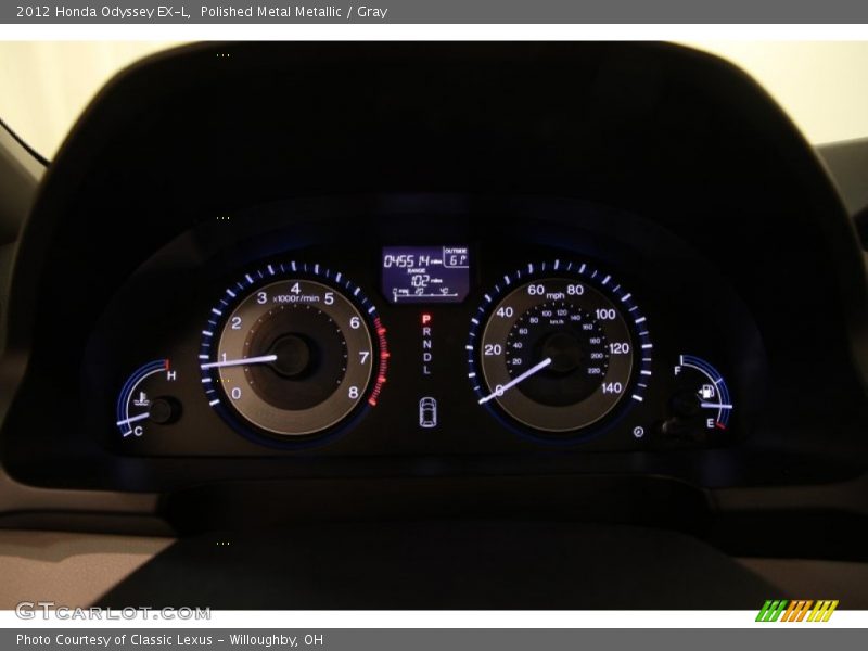 Polished Metal Metallic / Gray 2012 Honda Odyssey EX-L