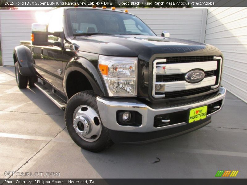 Tuxedo Black / King Ranch Mesa Antique Affect/Adobe 2015 Ford F350 Super Duty King Ranch Crew Cab 4x4 DRW