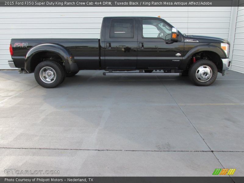 Tuxedo Black / King Ranch Mesa Antique Affect/Adobe 2015 Ford F350 Super Duty King Ranch Crew Cab 4x4 DRW