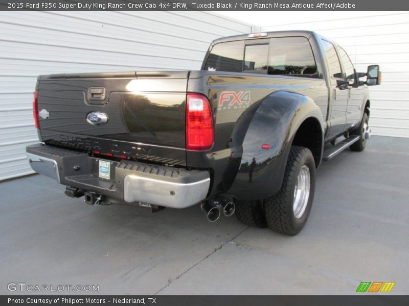 Tuxedo Black / King Ranch Mesa Antique Affect/Adobe 2015 Ford F350 Super Duty King Ranch Crew Cab 4x4 DRW