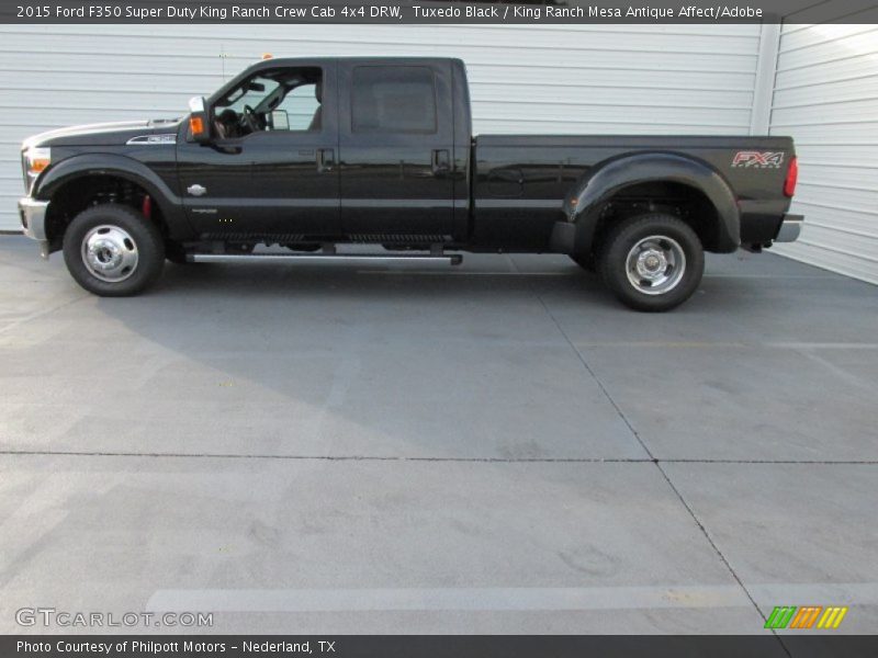 Tuxedo Black / King Ranch Mesa Antique Affect/Adobe 2015 Ford F350 Super Duty King Ranch Crew Cab 4x4 DRW