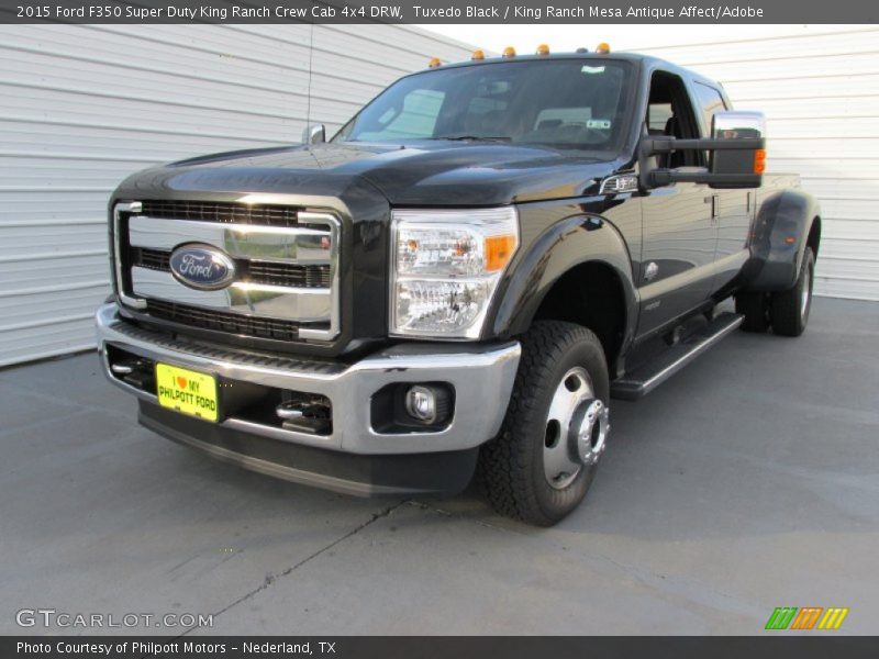 Tuxedo Black / King Ranch Mesa Antique Affect/Adobe 2015 Ford F350 Super Duty King Ranch Crew Cab 4x4 DRW