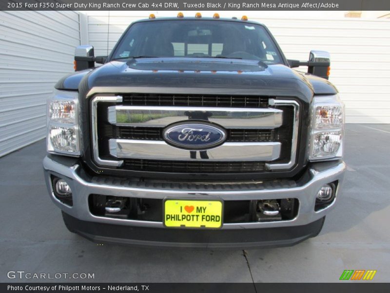 Tuxedo Black / King Ranch Mesa Antique Affect/Adobe 2015 Ford F350 Super Duty King Ranch Crew Cab 4x4 DRW