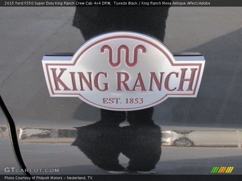 Tuxedo Black / King Ranch Mesa Antique Affect/Adobe 2015 Ford F350 Super Duty King Ranch Crew Cab 4x4 DRW
