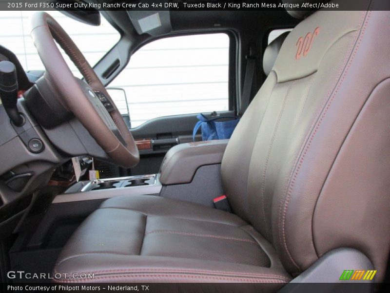 Tuxedo Black / King Ranch Mesa Antique Affect/Adobe 2015 Ford F350 Super Duty King Ranch Crew Cab 4x4 DRW