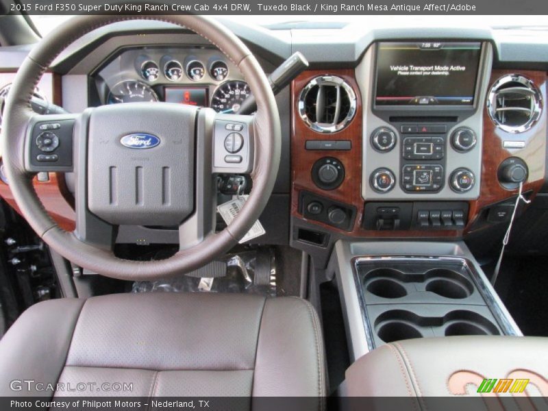 Tuxedo Black / King Ranch Mesa Antique Affect/Adobe 2015 Ford F350 Super Duty King Ranch Crew Cab 4x4 DRW