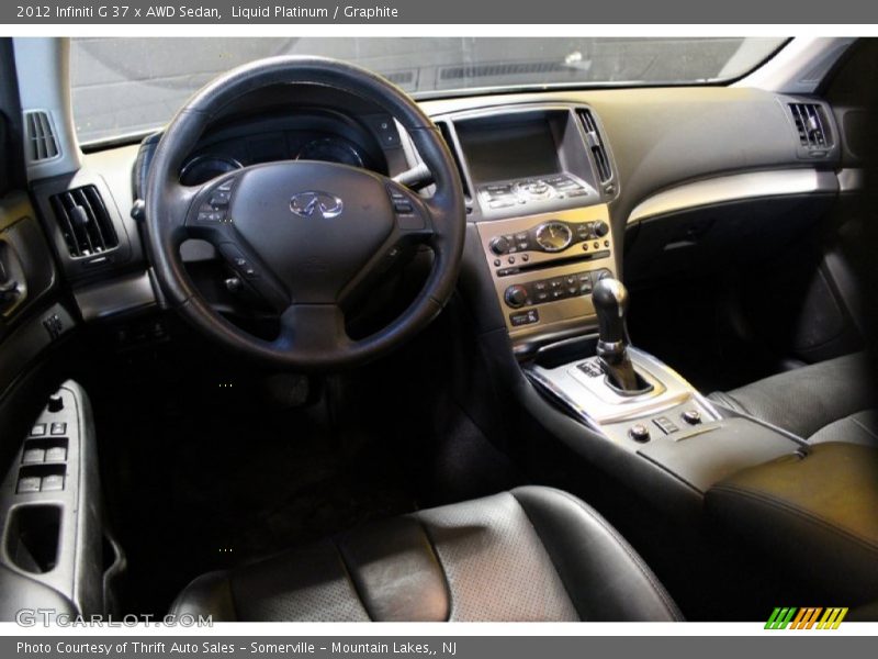 Liquid Platinum / Graphite 2012 Infiniti G 37 x AWD Sedan