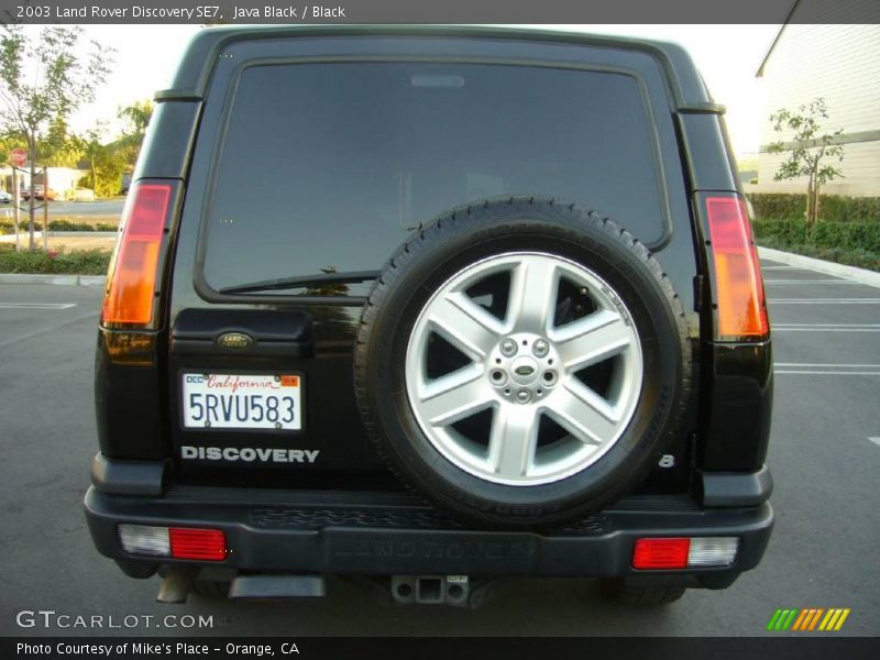 Java Black / Black 2003 Land Rover Discovery SE7