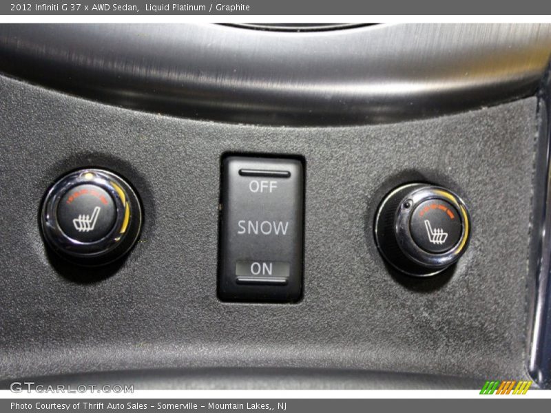 Liquid Platinum / Graphite 2012 Infiniti G 37 x AWD Sedan