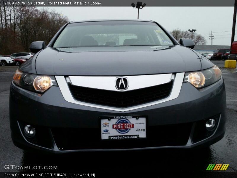 Polished Metal Metallic / Ebony 2009 Acura TSX Sedan