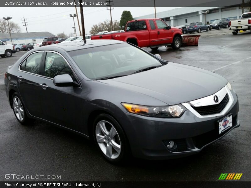 Polished Metal Metallic / Ebony 2009 Acura TSX Sedan