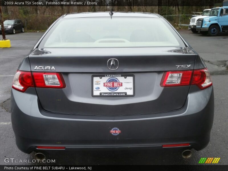 Polished Metal Metallic / Ebony 2009 Acura TSX Sedan