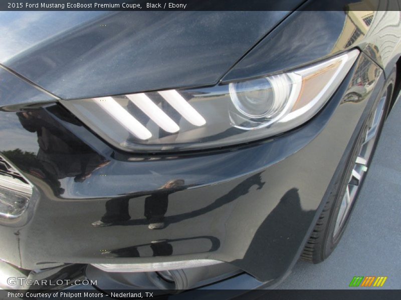 Black / Ebony 2015 Ford Mustang EcoBoost Premium Coupe