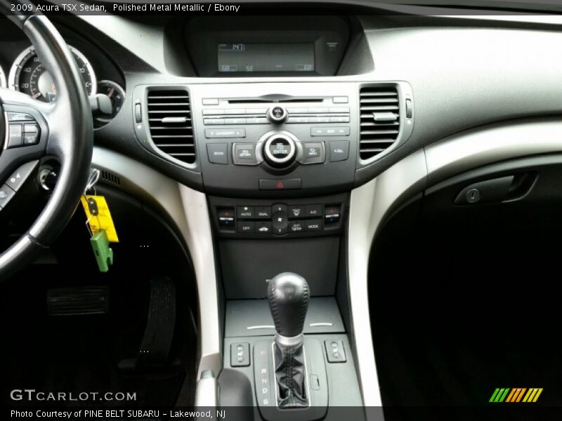 Polished Metal Metallic / Ebony 2009 Acura TSX Sedan