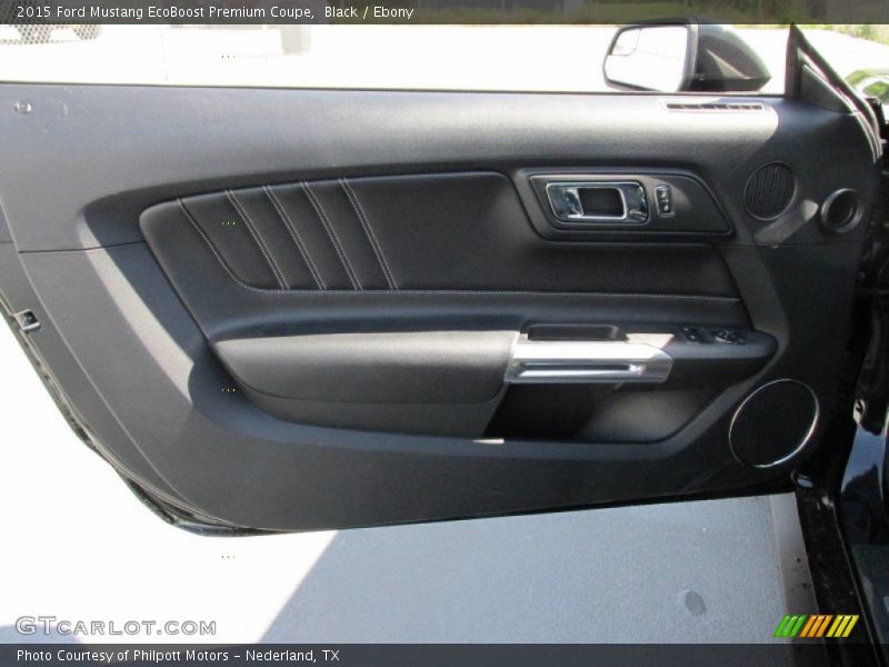Black / Ebony 2015 Ford Mustang EcoBoost Premium Coupe