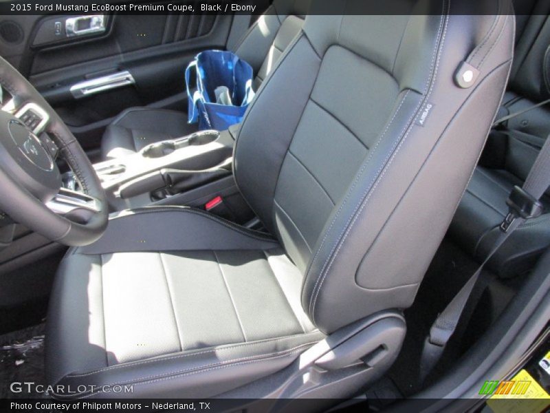 Black / Ebony 2015 Ford Mustang EcoBoost Premium Coupe