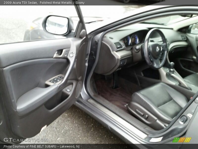 Polished Metal Metallic / Ebony 2009 Acura TSX Sedan