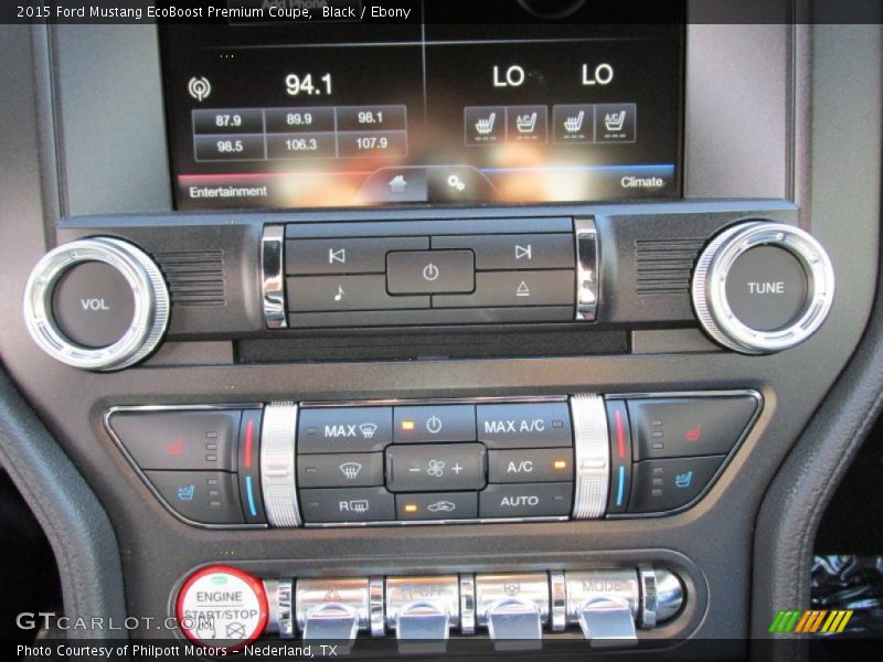 Black / Ebony 2015 Ford Mustang EcoBoost Premium Coupe
