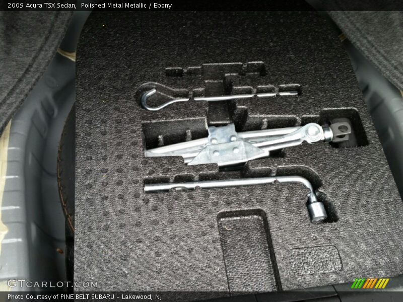 Polished Metal Metallic / Ebony 2009 Acura TSX Sedan