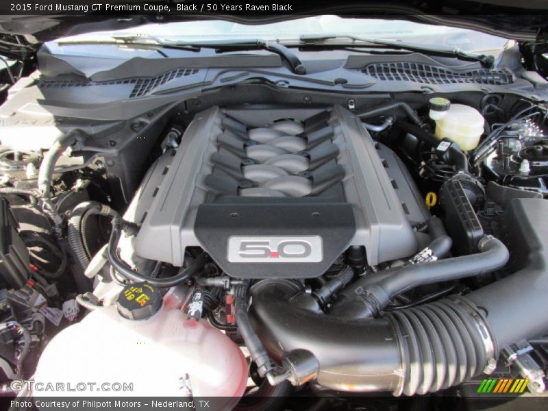 Black / 50 Years Raven Black 2015 Ford Mustang GT Premium Coupe