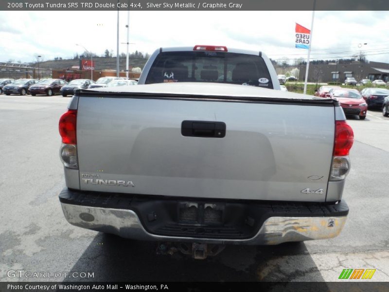 Silver Sky Metallic / Graphite Gray 2008 Toyota Tundra SR5 TRD Double Cab 4x4